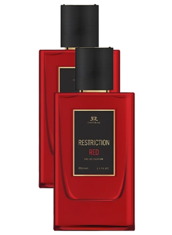 كابورال 2 قطع عطر ريستركشن ريد للرجال 100 مل - Image 1